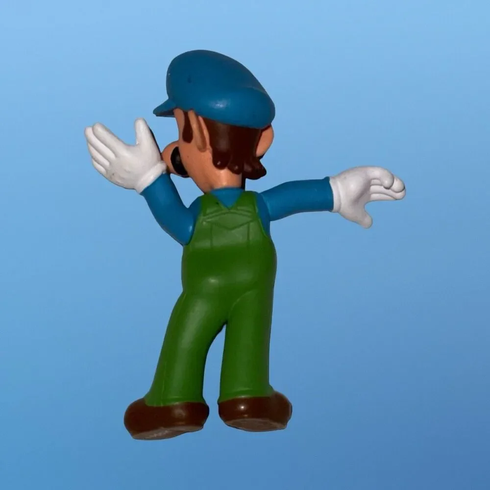 Nintendo Super Mario Bros Jakks Pacific Ice Luigi Figures 3.5”-4 A11